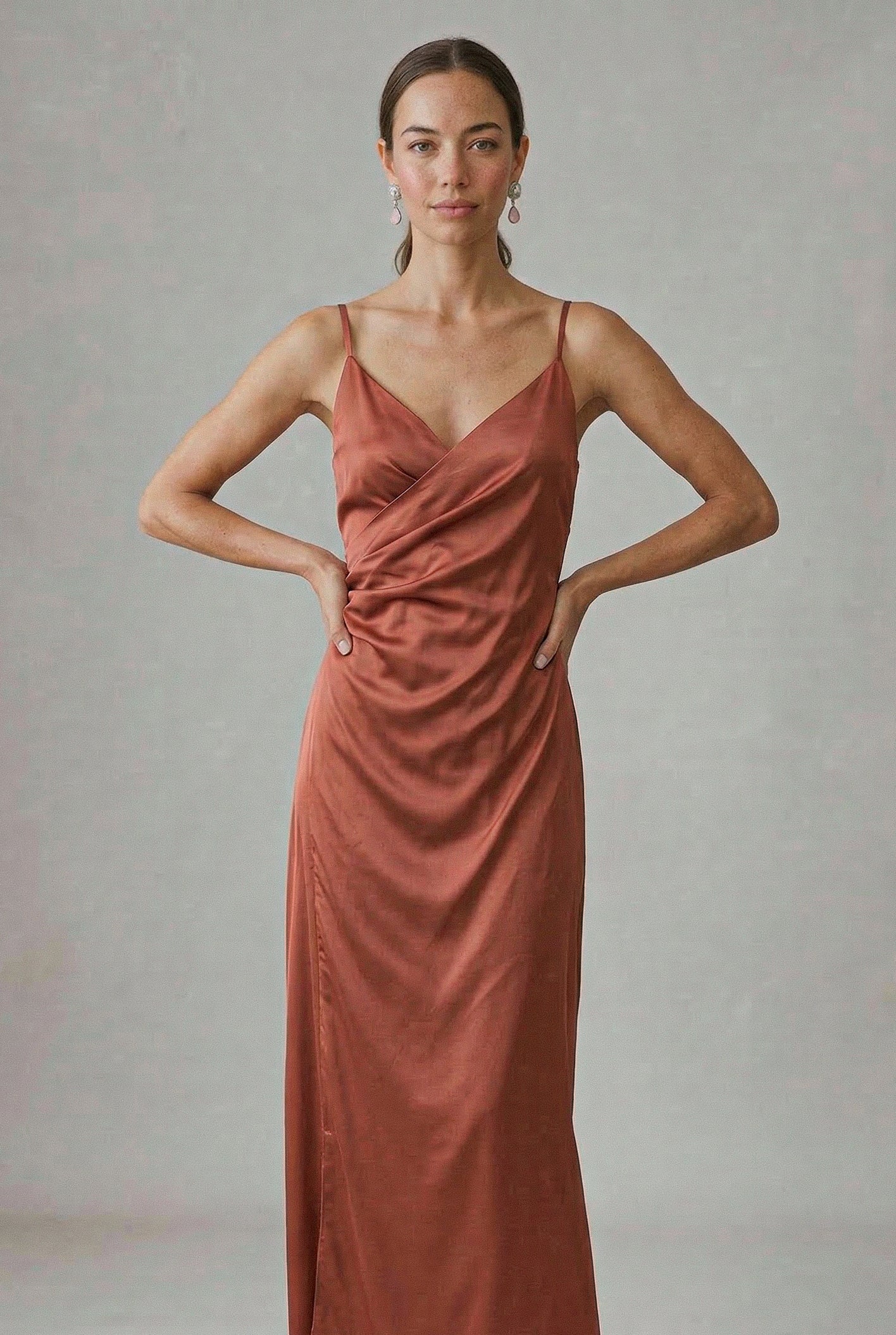 Vestido Elena Rosa Antiguo