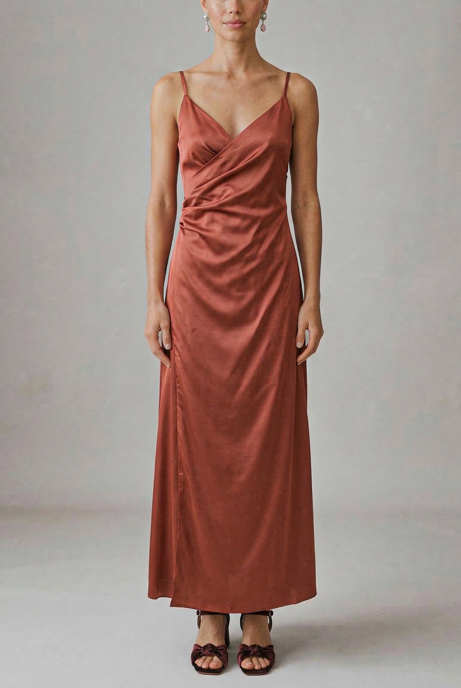 Vestido Elena Rosa Antiguo