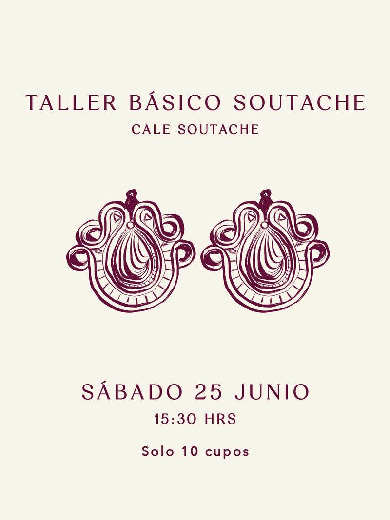 Taller Básico Soutache - Cale Soutache - Sábado 25 de Julio