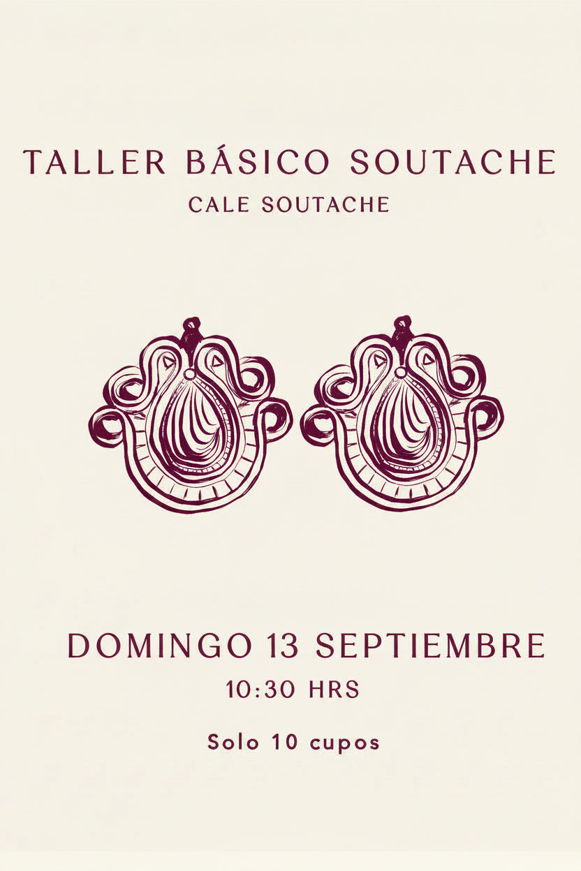 Taller Básico Soutache - Cale Soutache - Domingo 13 Septiembre