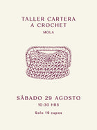 Taller Cartera a Crochet -  Mola - Sábado 29 Agosto