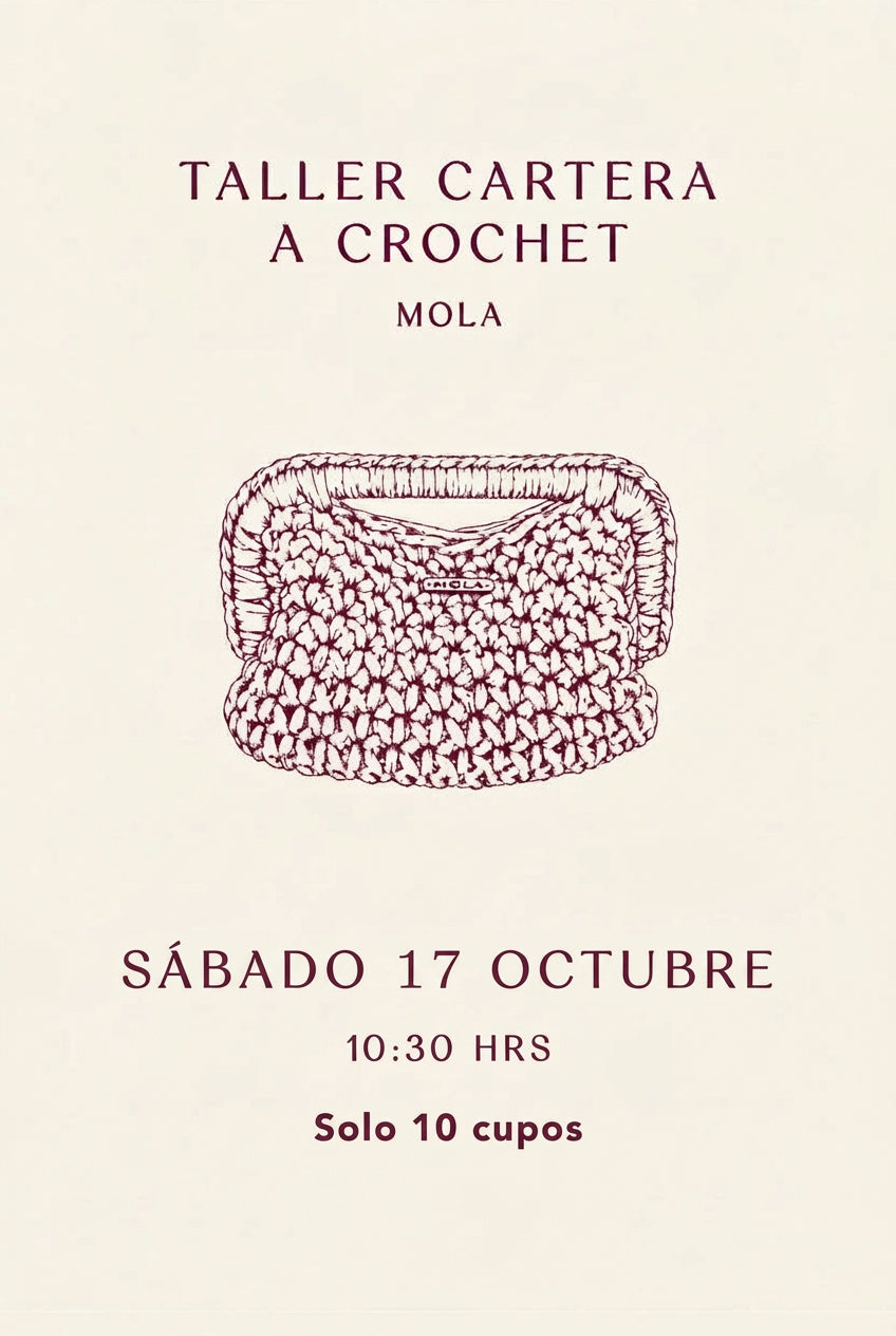 Taller Cartera a Crochet - Mola - Sábado 17 Octubre