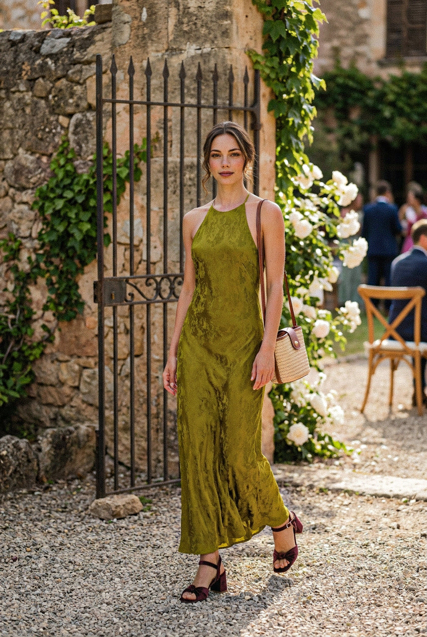 Vestido Amazonita Pistacho
